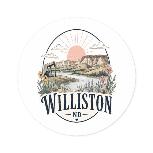 Williston Flowers - Hard Hat or Truck Decal