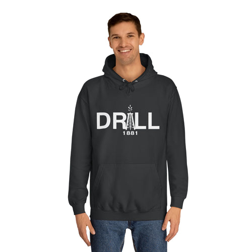 DRILL Premium Hoodie WhiteLogo