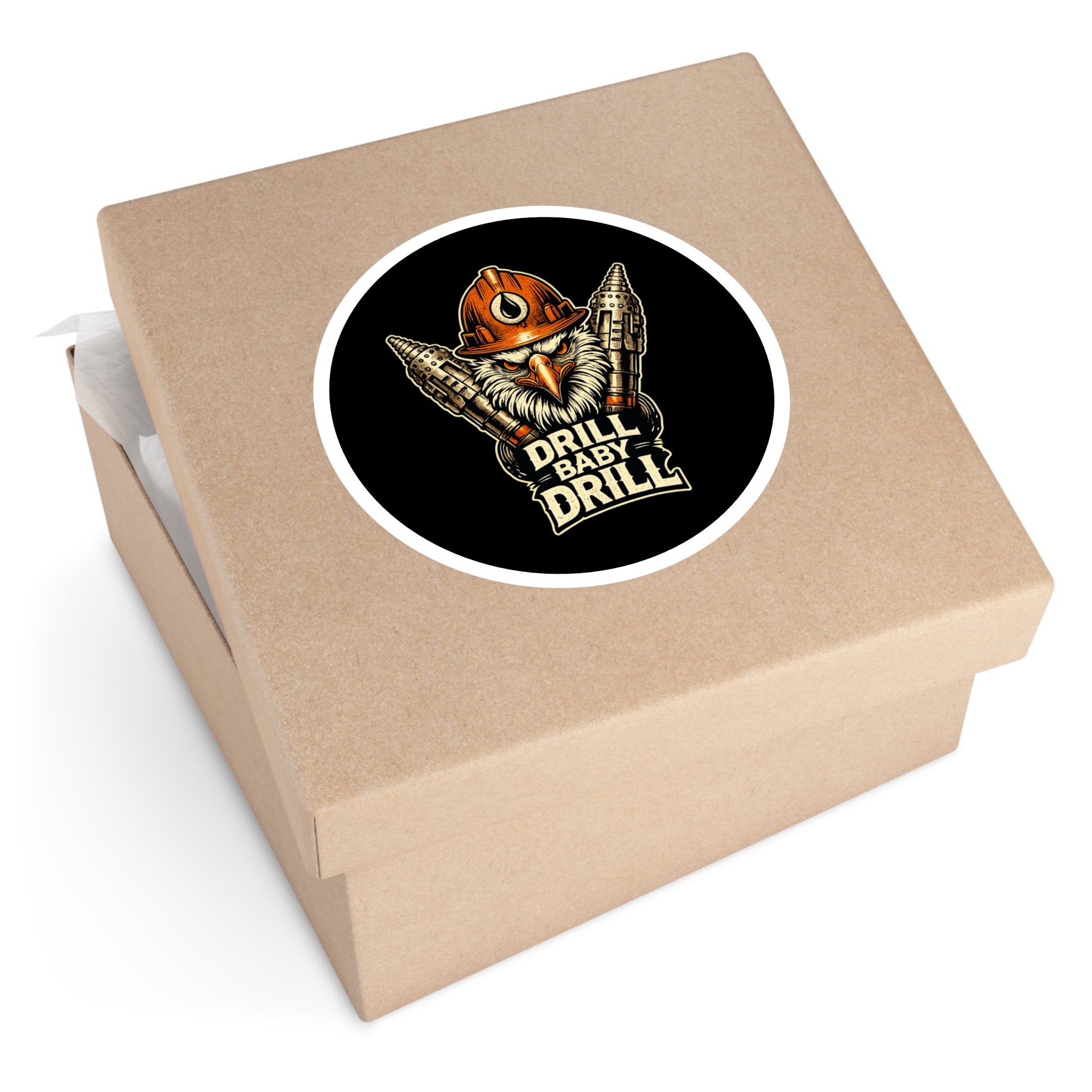 Drill Baby Drill — Oilfield Hard Hat or Truck Decal