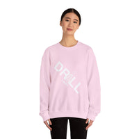 White Drill Logo Angled - Crewneck Sweatshirt
