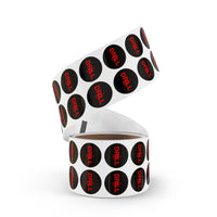 DRILL Red - Round Sticker Label Rolls