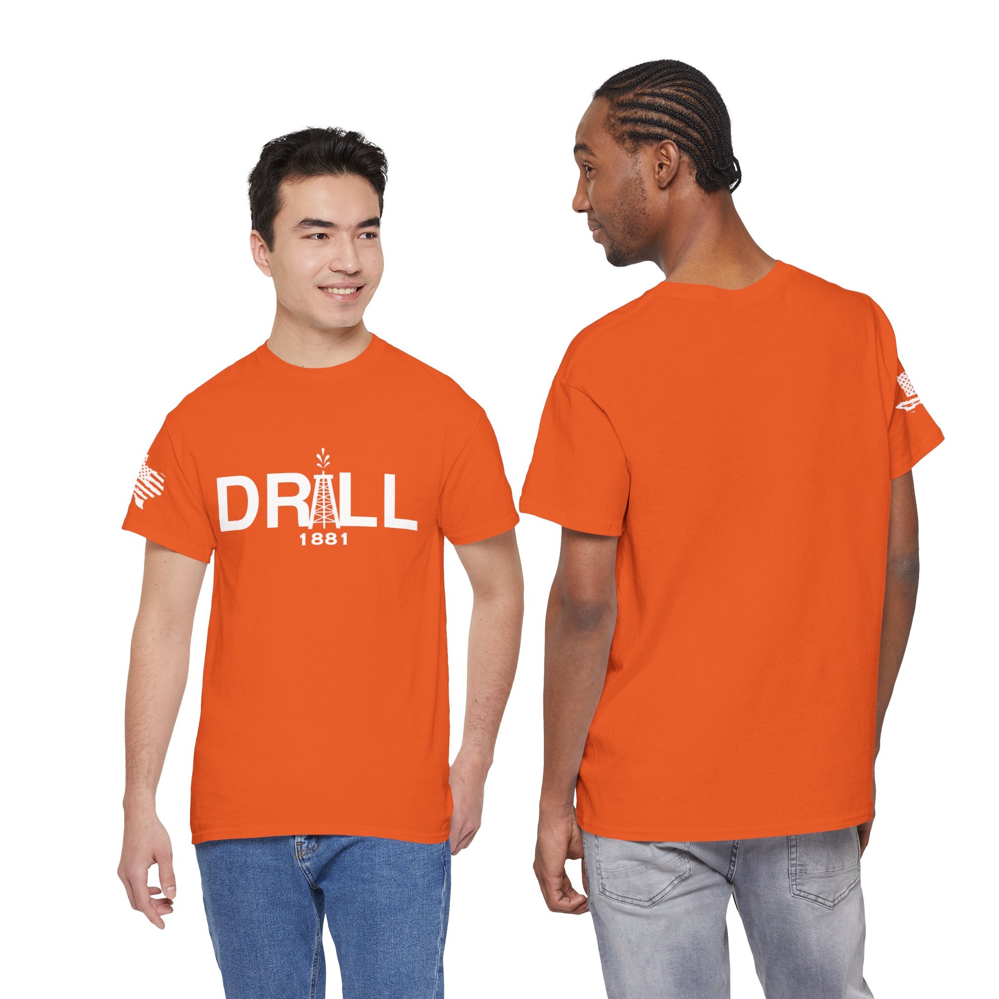 Drill Basic White Logo - SS - Front