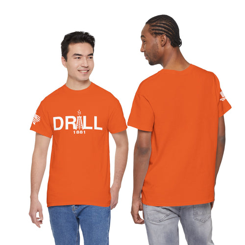 Drill Basic White Logo - SS - Front