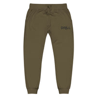 Cozy Embroidered Unisex Fleece Sweatpants for Relaxation, Lounge, Gift, Casual, Home