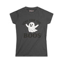 Here For The BOOS - Fall Ladies - SS - Front