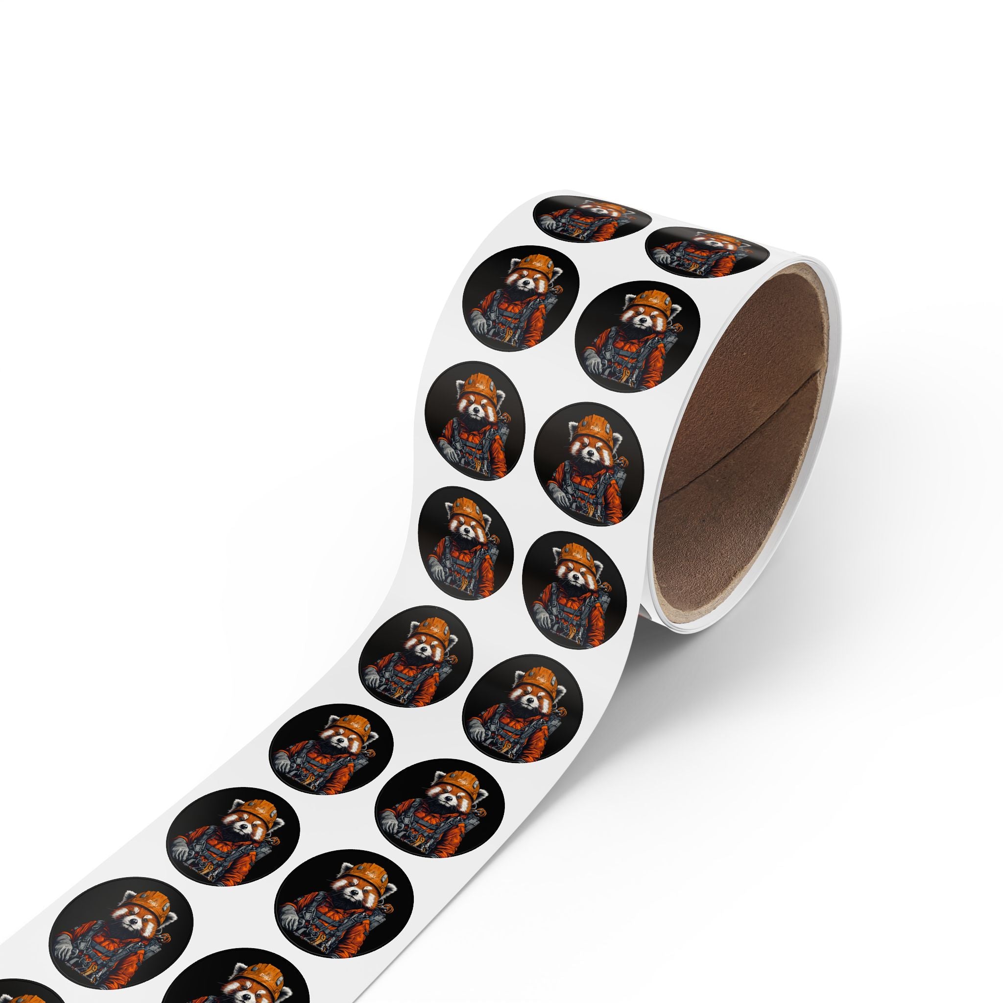 Rig Climber Riggs - Midland - Round Sticker Label Rolls