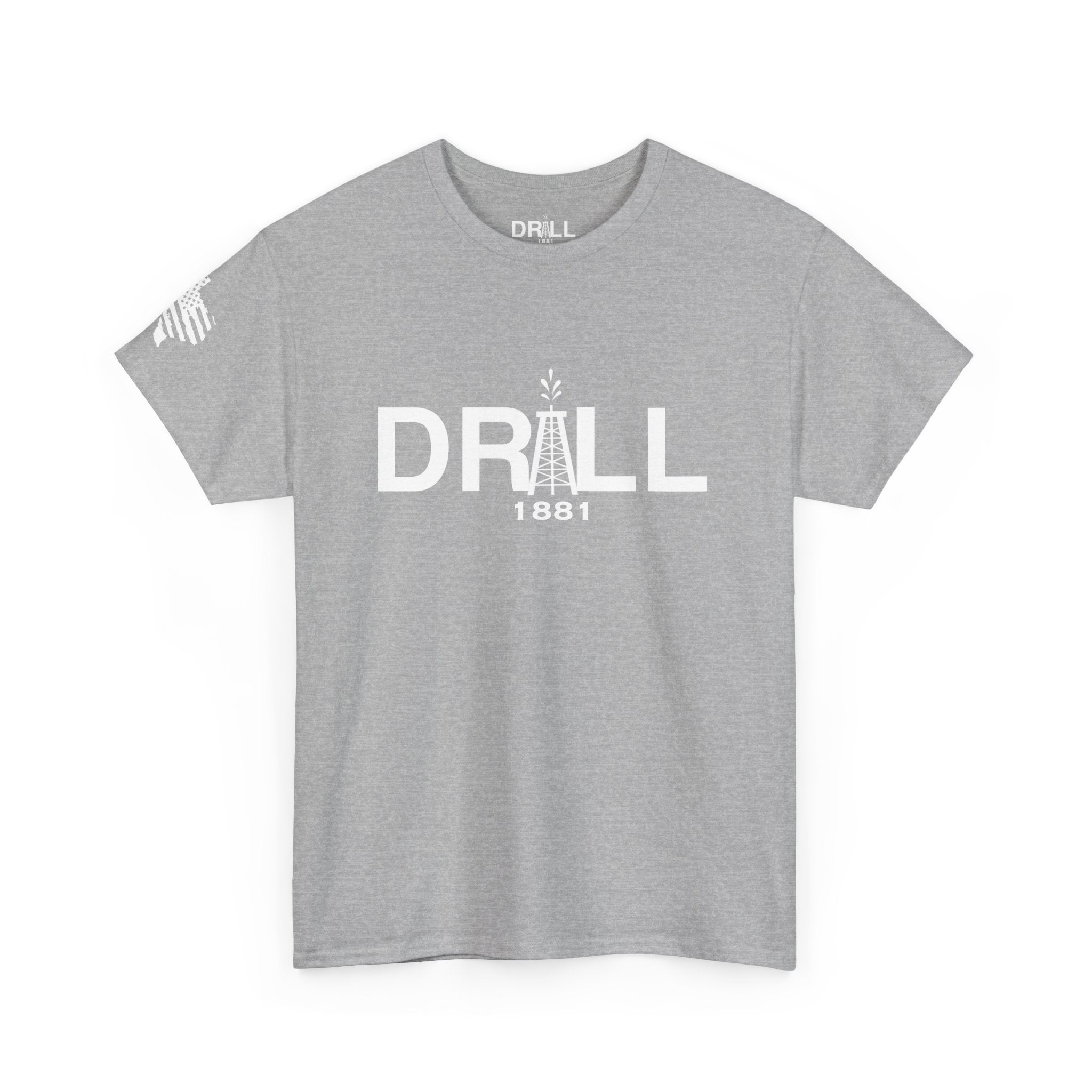 Drill Basic White Logo - SS - Front