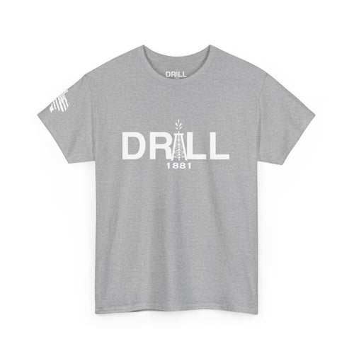 Drill Basic White Logo - SS - Front