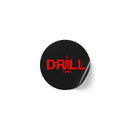 DRILL Red - Round Sticker Label Rolls