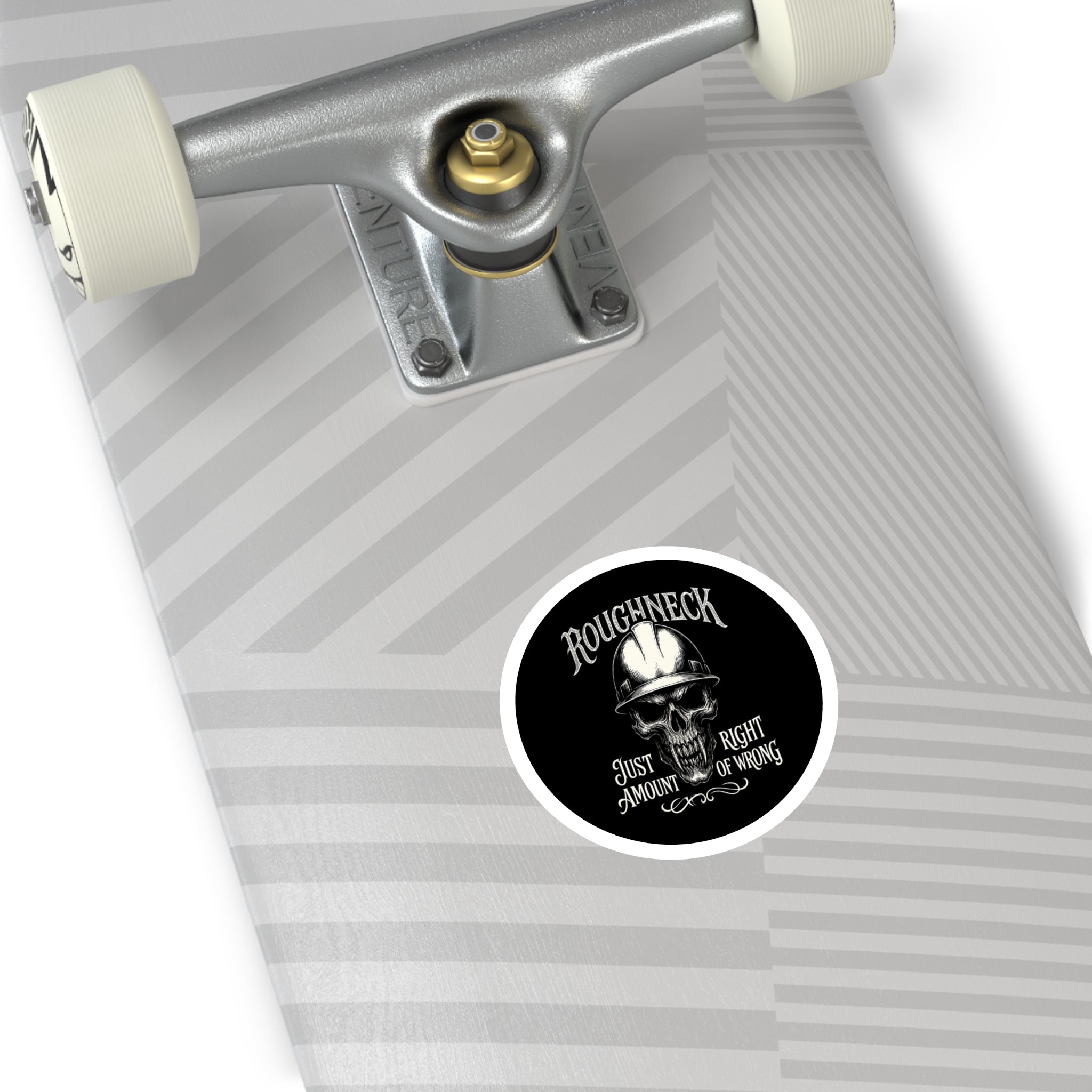 Roughneck — Oilfield Hard Hat or Truck Decal