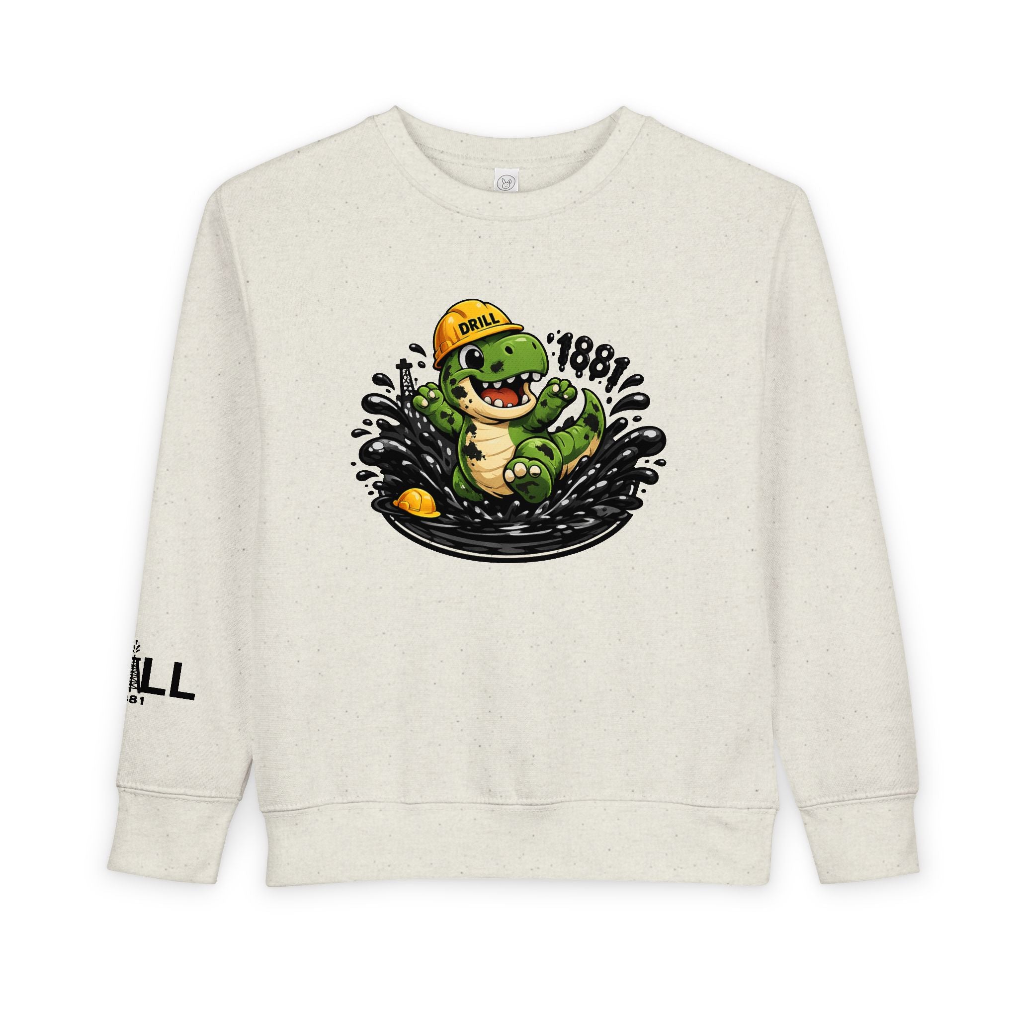 Dino Mud Splash Kids Toddler Sweatshirt