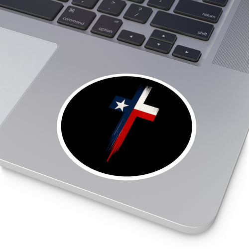 Texas Cross — Oilfield Hard Hat or Truck Decal