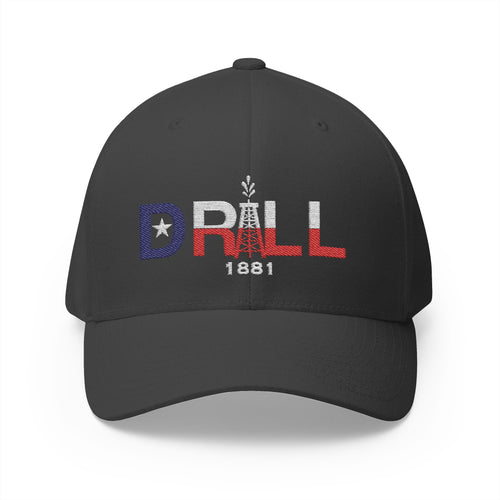 Drill Texas - Closed Back Embroidered Cap
