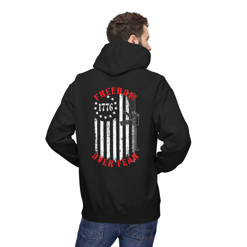 Freedom Over Fear - Softstyle Fleece Hoodie