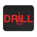 Mouse Pad — DRILL Red on Black