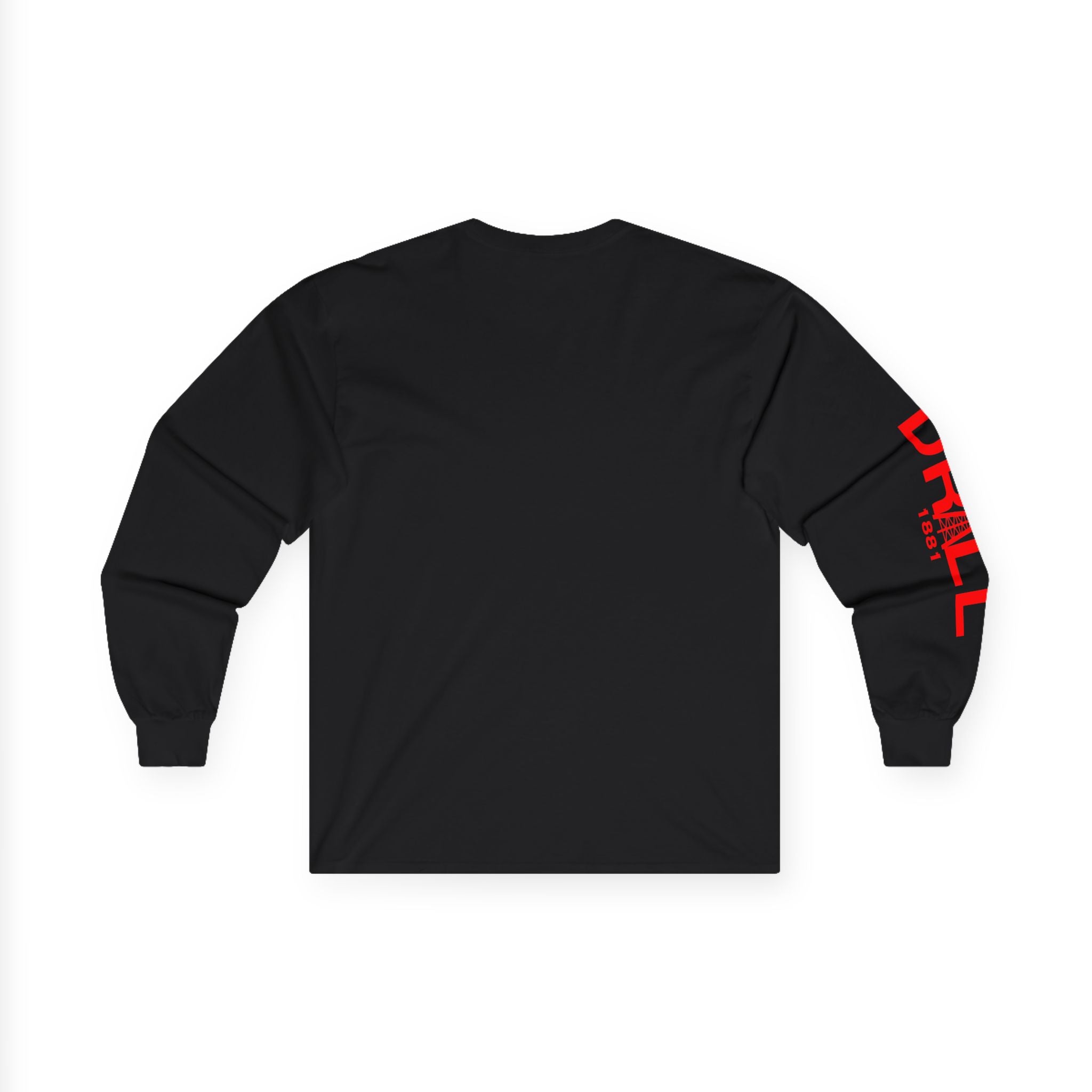 Drill Red Logo - Long Sleeve Tee