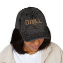 Vintage Embroidered Cap - DRILL 1987, Retro Hat, Adjustable Baseball Cap, Gift for Him, Outdoor Accessories, Fashion Statement