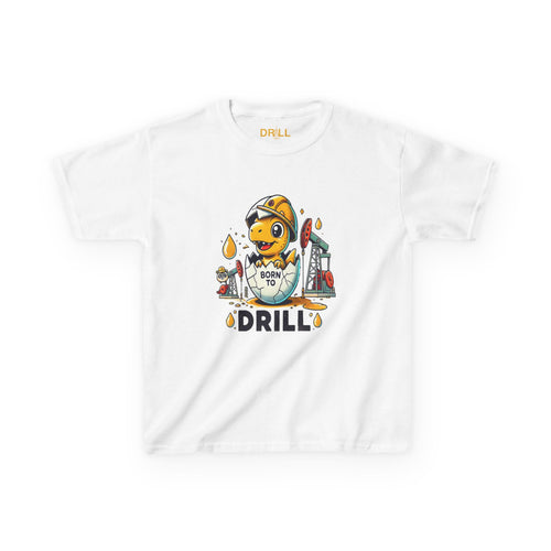 Born to Drill - Kids Heavy Cotton™ Tee