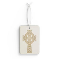 Celtic Cross Car Air Freshener – Sacred Irish Knot Design, Neutral Scents