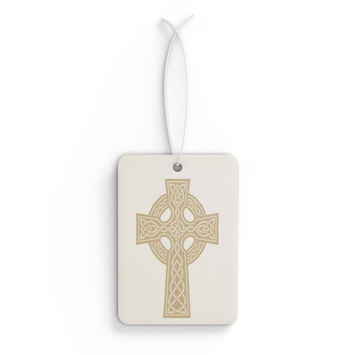 Celtic Cross Car Air Freshener – Sacred Irish Knot Design, Neutral Scents