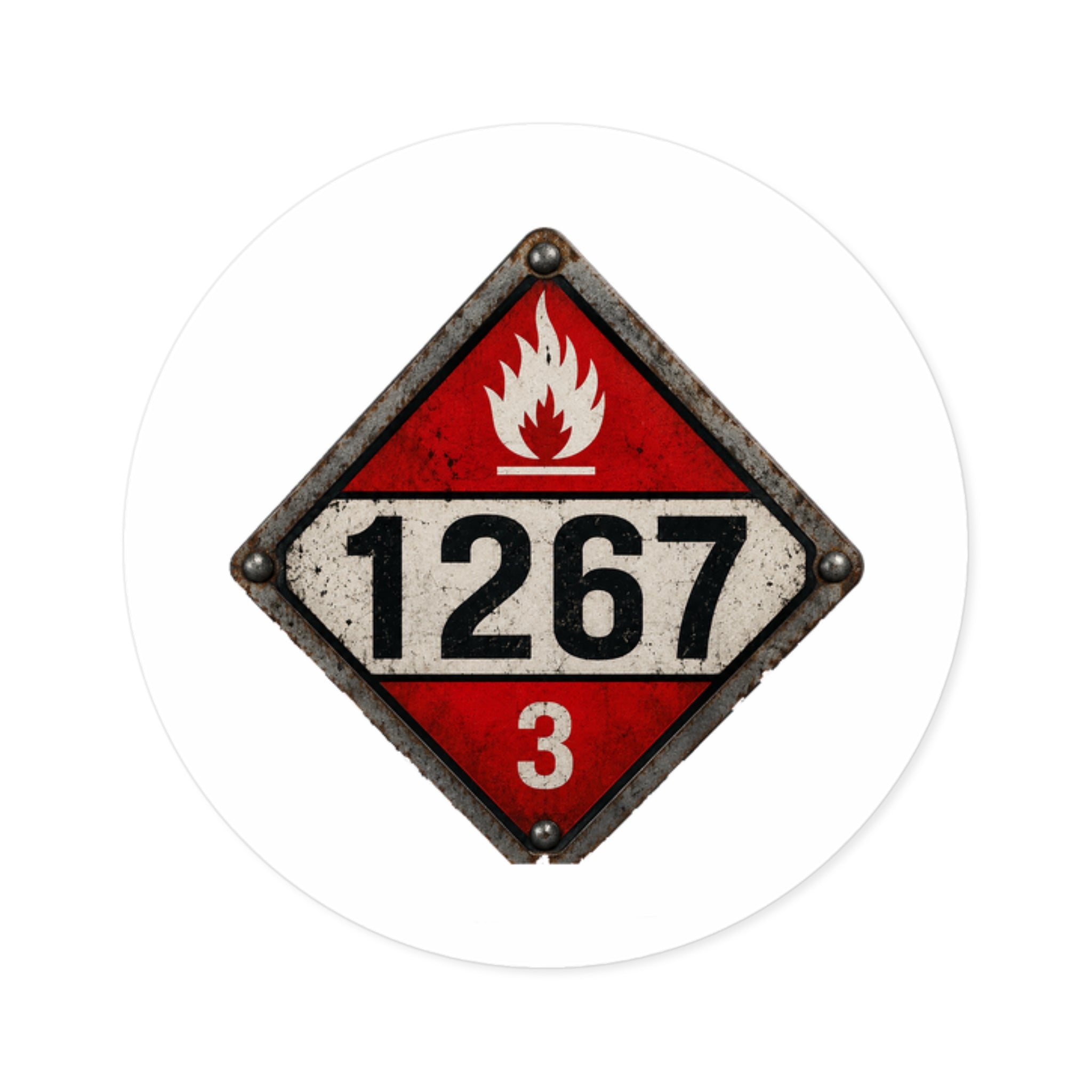 1267 - Oilfield Hard Hat or Truck Decal