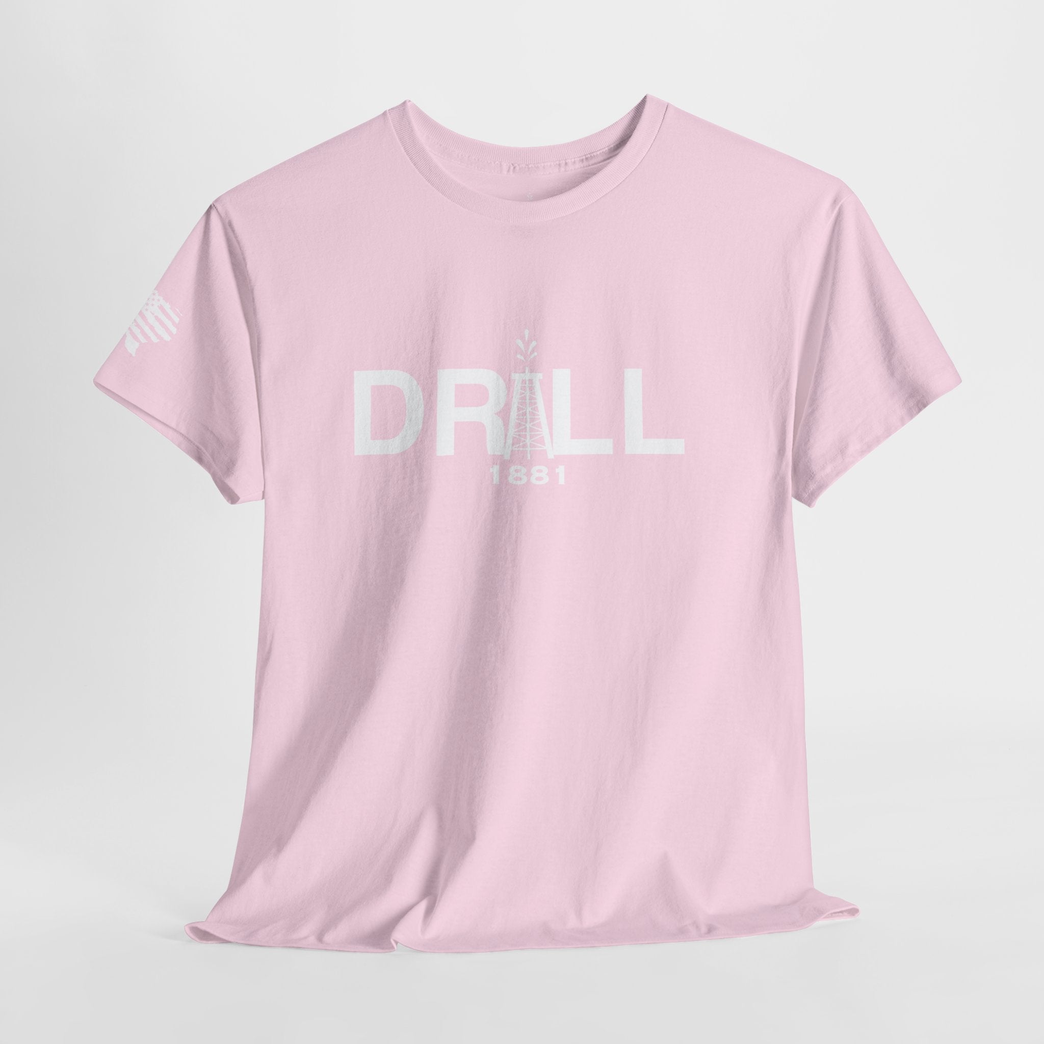 Drill Basic White Logo - SS - Front