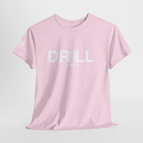 Drill Basic White Logo - SS - Front
