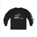 Pump Jack Sketch - Long Sleeve Tee