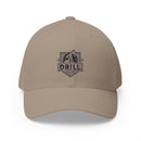 Embroidered Drill Shield Cap- Closed Back