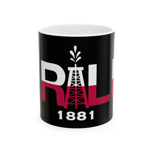 Texas Flag Drill Logo Ceramic Mug