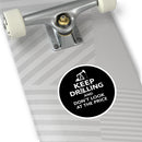 Keep Drilling — Oilfield Hard Hat or Truck Decal