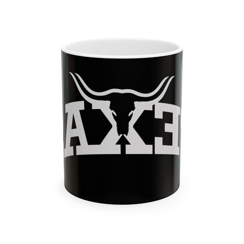 Texas Longhorn Ceramics Mug, Custom Coffee Cup, Gift for Texas Fans, Sports Fan Mug, Unique Kitchen Decor