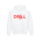 DRILL Basic Red Logo - Soft Youth Hoodie