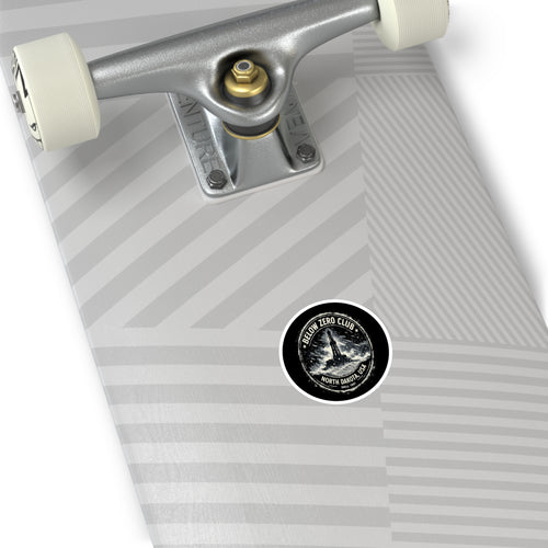 Below Zero Club — Oilfield Hard Hat or Truck Decal