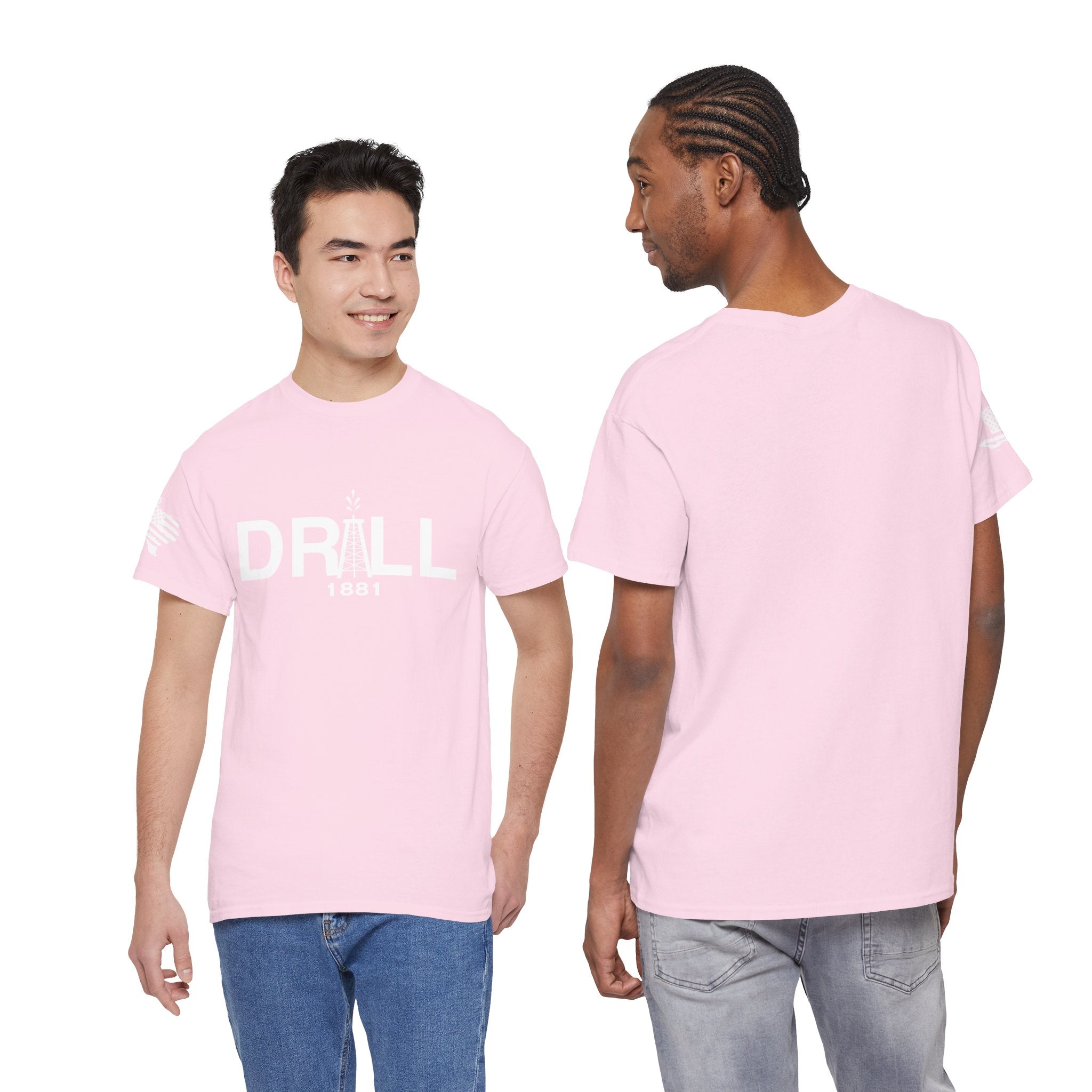 Drill Basic White Logo - SS - Front