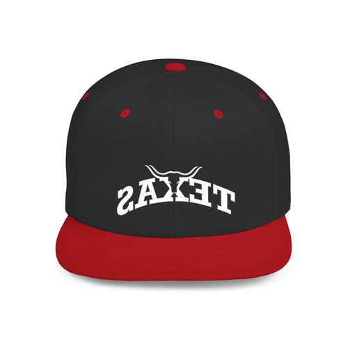 Texas Backwards - Flat Bill Snapback