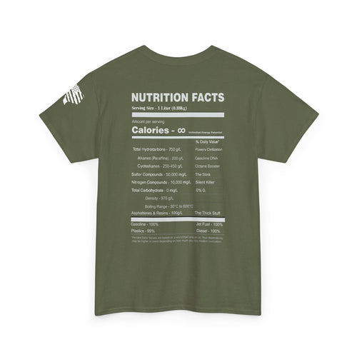 Nutrition Facts - White Logo - SS - Back
