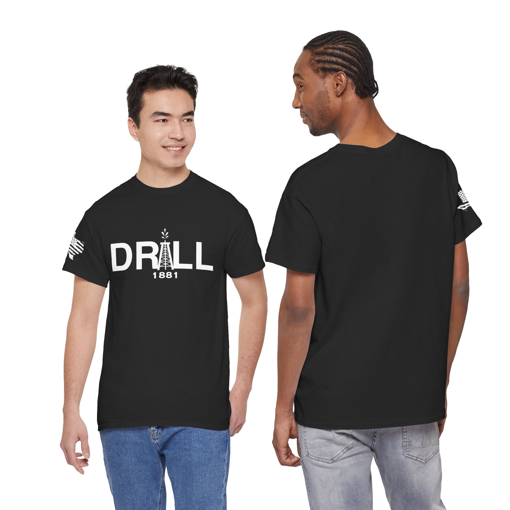 Drill Basic White Logo - SS - Front
