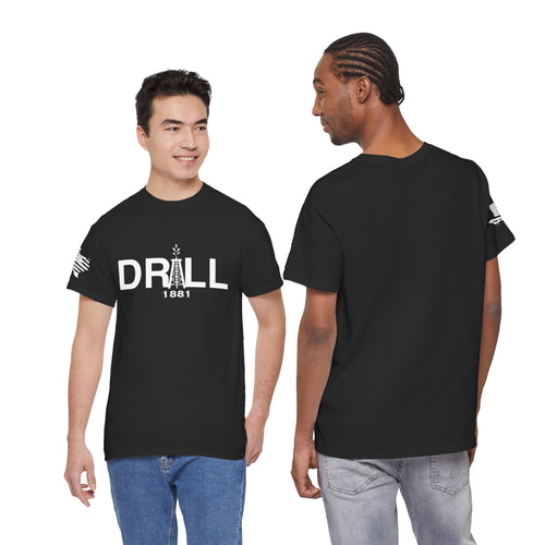 Drill Basic White Logo - SS - Front
