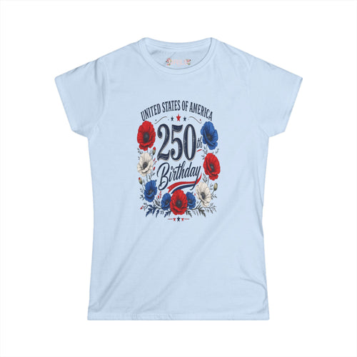 American 250 Birthday Flower - SS - Front