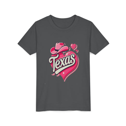 Texas Heart Youth Short Sleeve Tee - Fun & Stylish T-Shirt for Kids