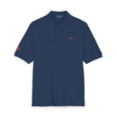Embroidered Red Drill Logo — Executive Polo