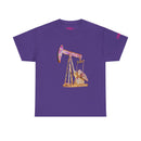 Glitter Pumpjack Front - Black - SS - T-Shirt