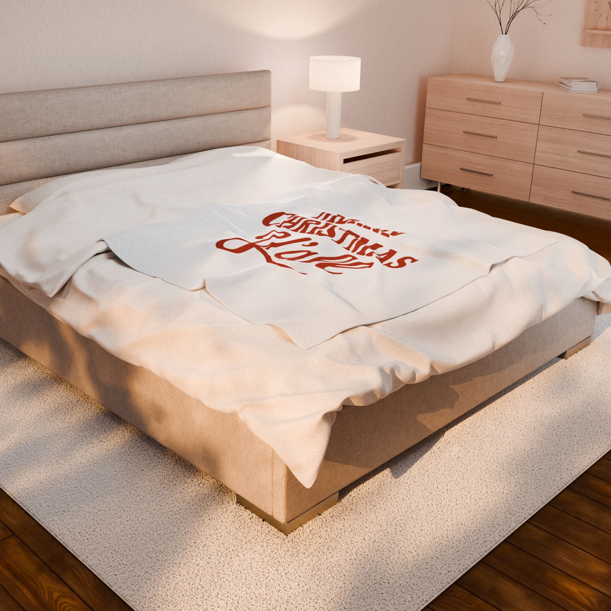 Merry Christmas Y'all Plush Blanket