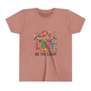 Be The Light Christmas - Youth Short Sleeve Tee - Fun & Stylish T-Shirt for Kids