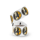 T-Rex Splash - Round Sticker Label Rolls