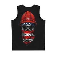 Men's Basketball Jersey - DRILL 1881 Red Skull Design | Athletic Wear for Sports Enthusiasts