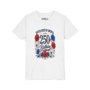 250 Birthday Flower Youth  Kids Tee – United States 1776–2026 Patriotic Design