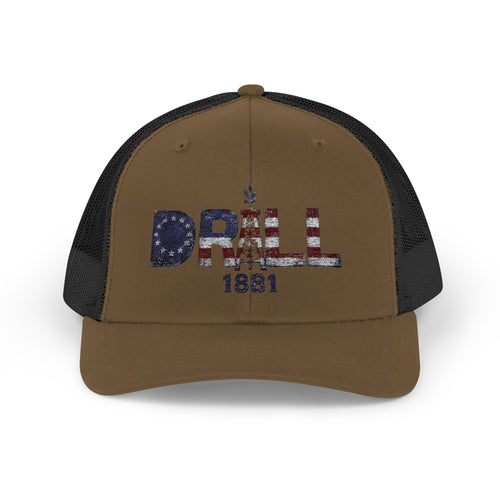 13 Stars Drill Logo - Snapback Trucker Cap