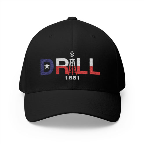 Drill Texas - Closed Back Embroidered Cap
